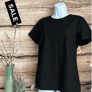 🌸 FINAL SALE PRICE 🌸 Banana Republic Factory Women's SS Tie Back Top Black MP